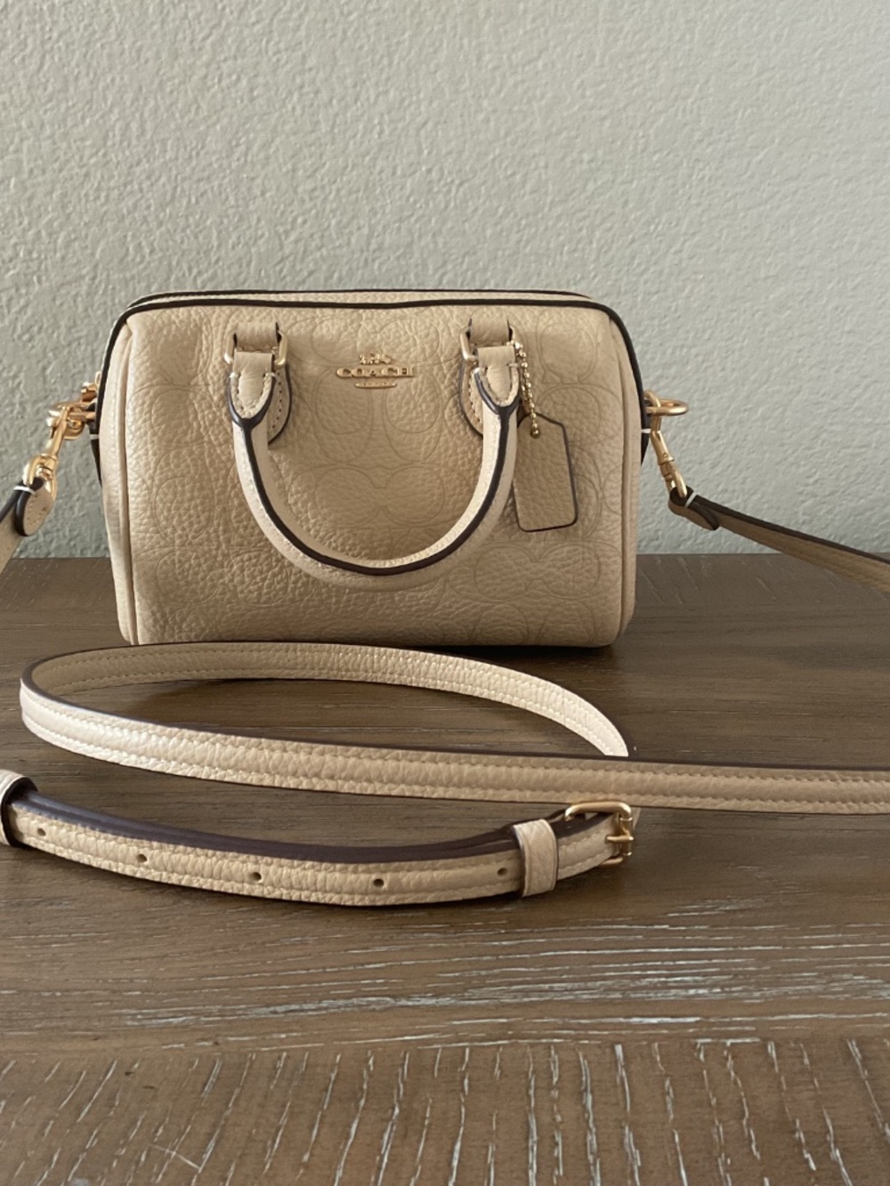 Coach Mini Rowan - Oatmeal - Picture 2 of 12